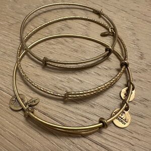 Alex and Ani bracelet in gold